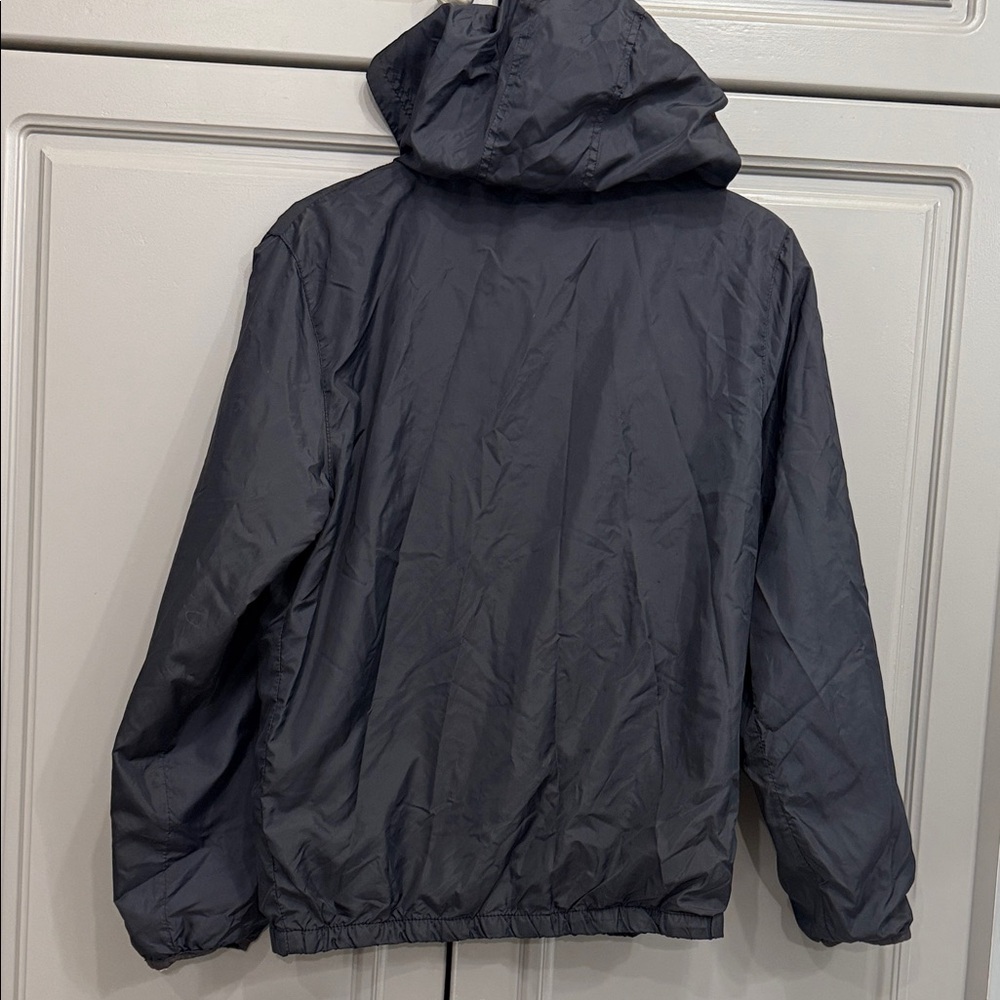 Hurley Black wind breaker Jacket with Multicolor Logo - Picture 5 of 11